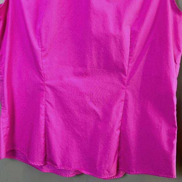 Lot / Bundle of 2 Jones New York Signature Sleeveless Button Up Tops Size Large - Picture 5 of 10